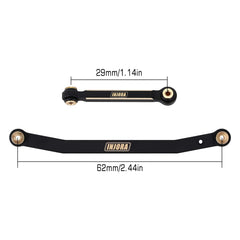 INJORA RC steering rod tie links brass upgrade strengthens linkage stability.