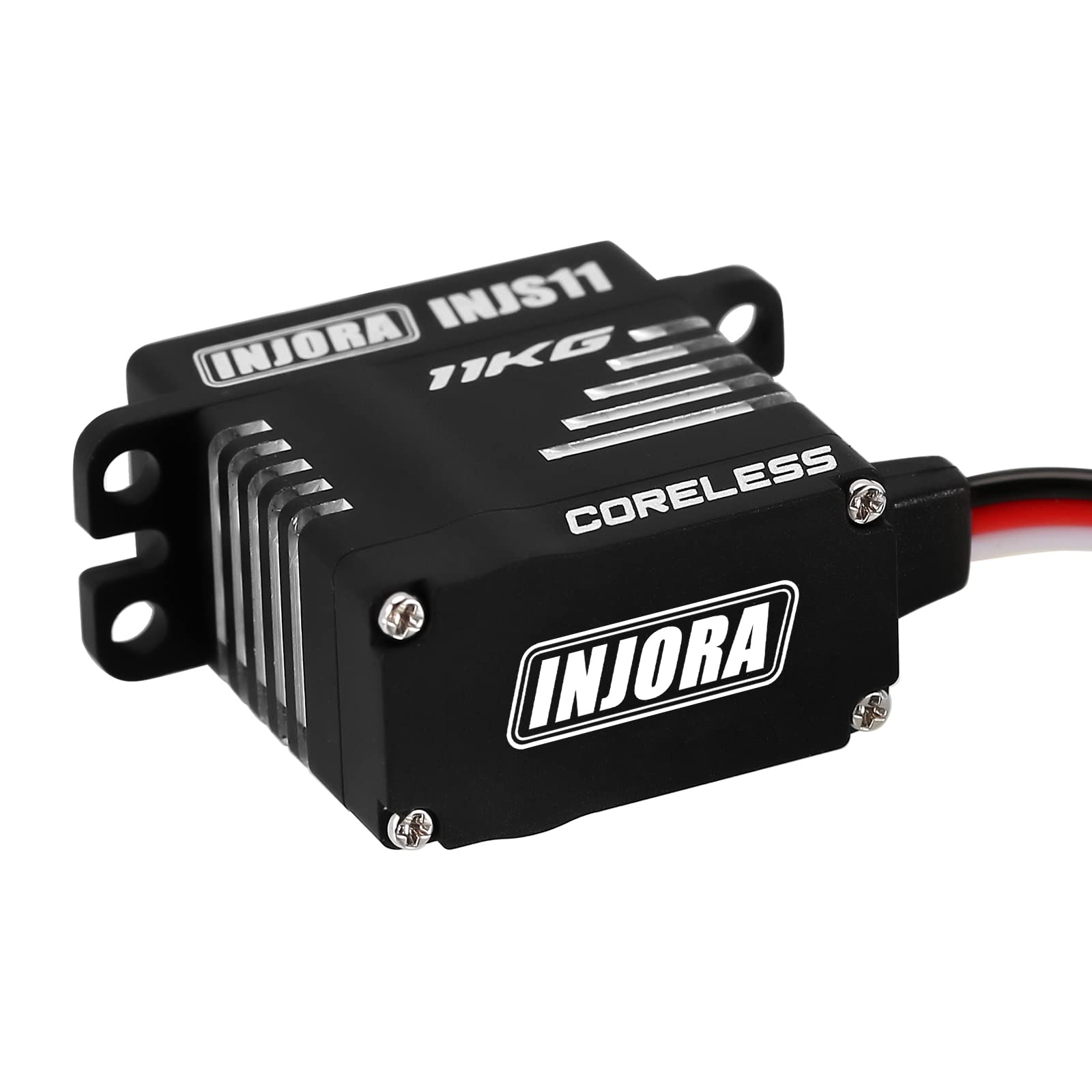 INJORA SCX24 upgrade servo for C10 JLU Bronco improves steering feel