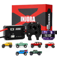 All-weather micro crawler test run powered by INJORA gear.
