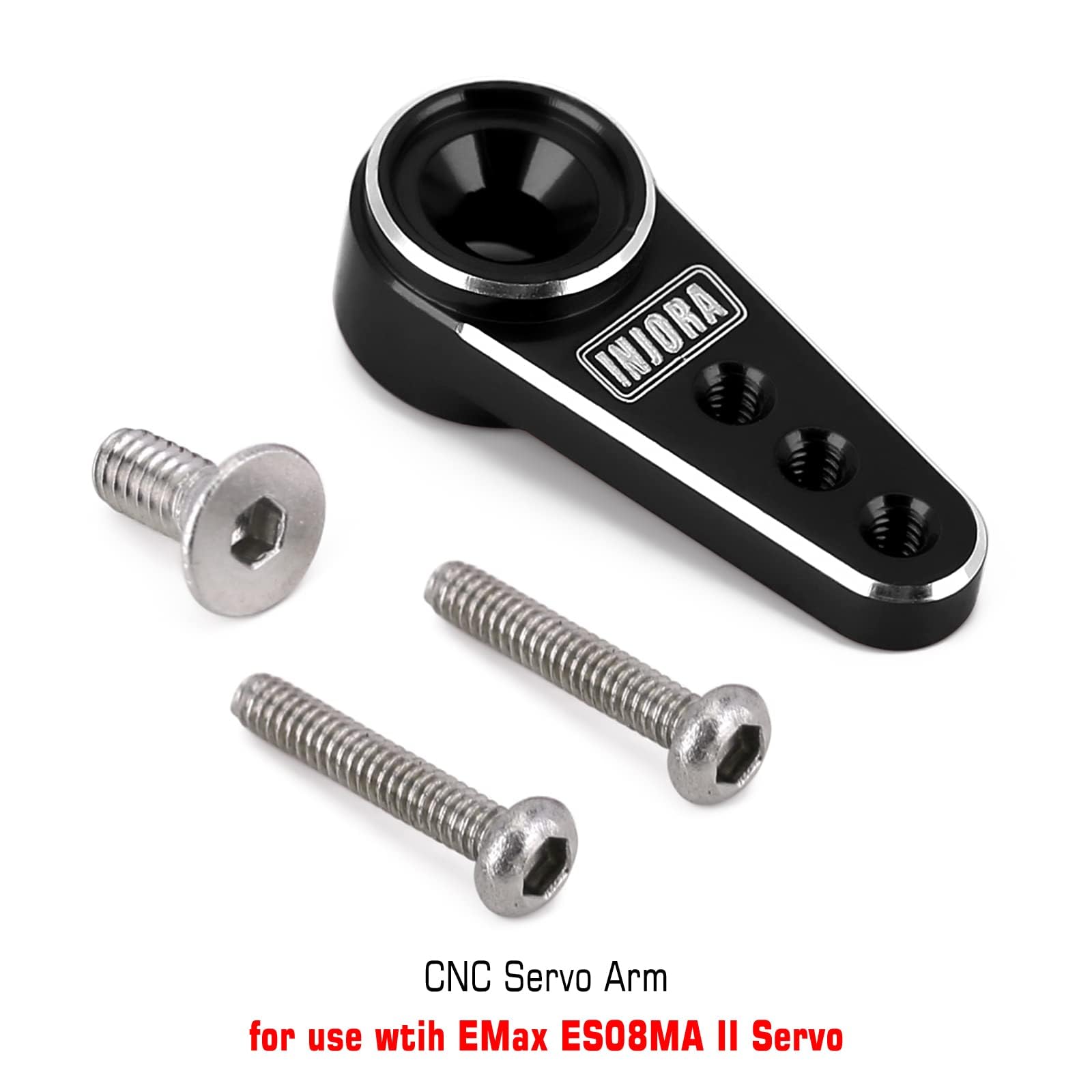 INJORA SCX24 upgrade mount and bracket for durable, wider steering range.