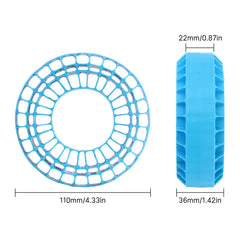 INJORA blue silicone insert for 118-122mm tires supports mid-weight crawlers with steady steering