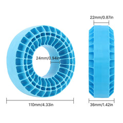 INJORA green silicone insert for 118-122mm tires provides softer grip and stability