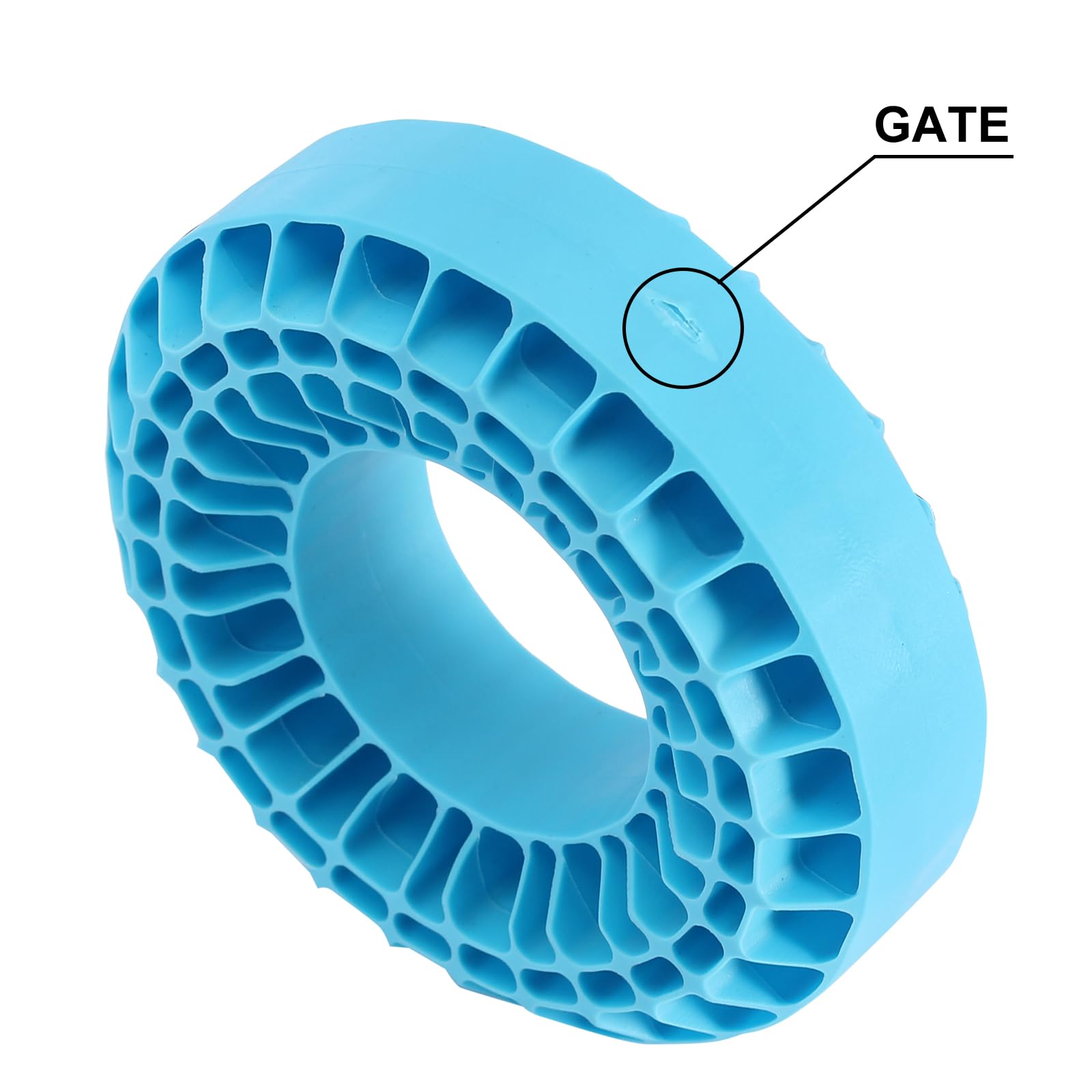 INJORA traction comparison image highlights improved grip with silicone inserts