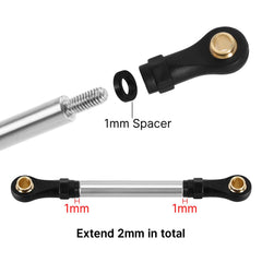 INJORA TRX4M K10 F150 High Trail compatibility for improved clearance.