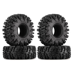 INJORA Swamp Claw 1.0 tire close-up showing bold tread for off-road grip.