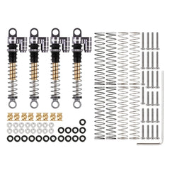INJORA threaded bodies let quick preload adjustments for fine control.