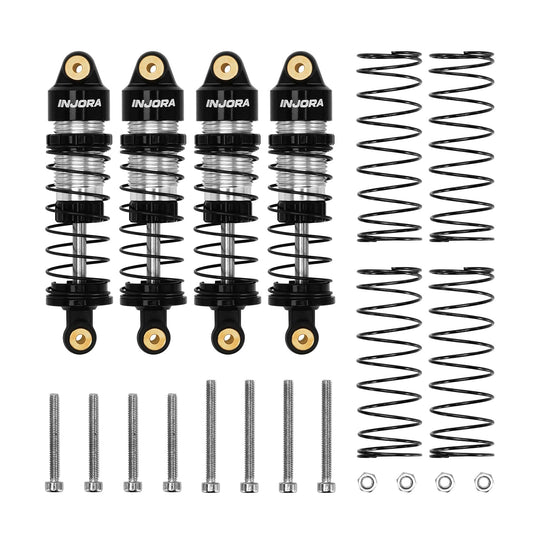 INJORA threaded shock body ASC32 enables quick preload adjustments for fine tuning.