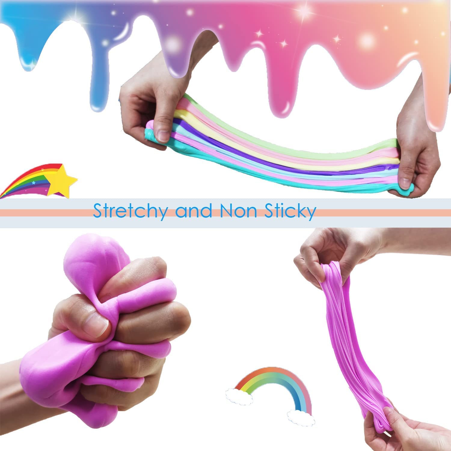 Inksbui Butter Slime Kit is ideal for party favors and gifts at birthdays or holidays.