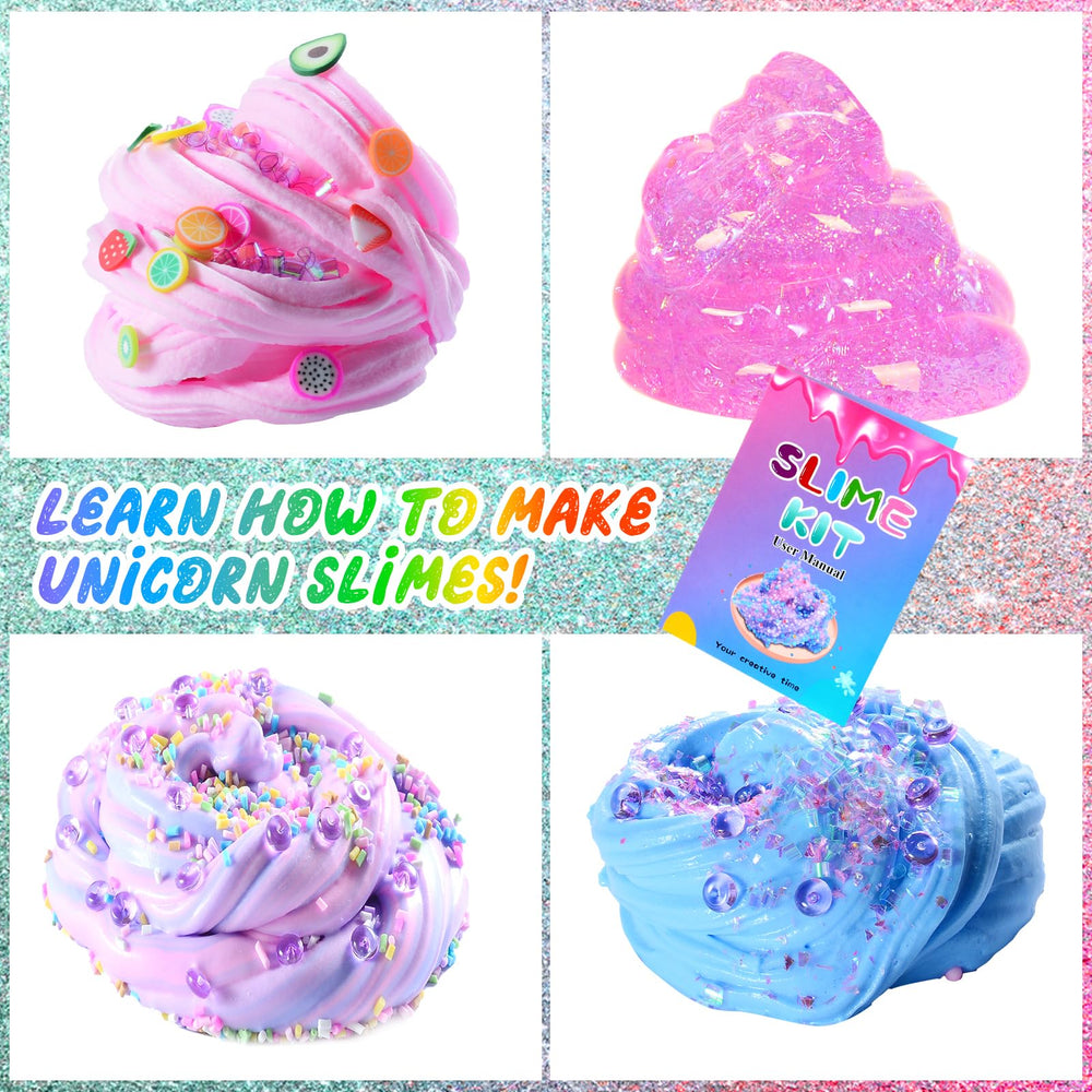 inksbui Confetti Slime Kit foam slime delivers soft, squishy fun