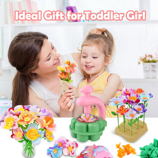 INKZOO fabric petal pieces in bright colors for endless bouquets