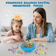 INKZOO Marble Balance Game: ideal for family nights and gatherings