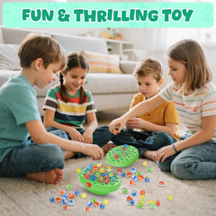INKZOO Marble Balance Game tilt action demonstrates exciting family competition