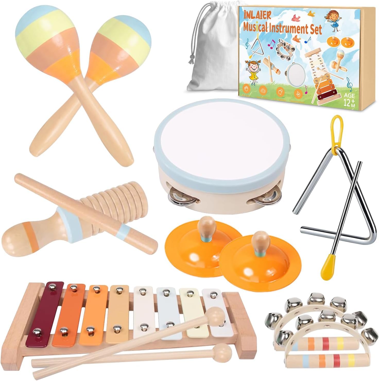 INLAIER storage bag for organized toy storage and quick cleanup.