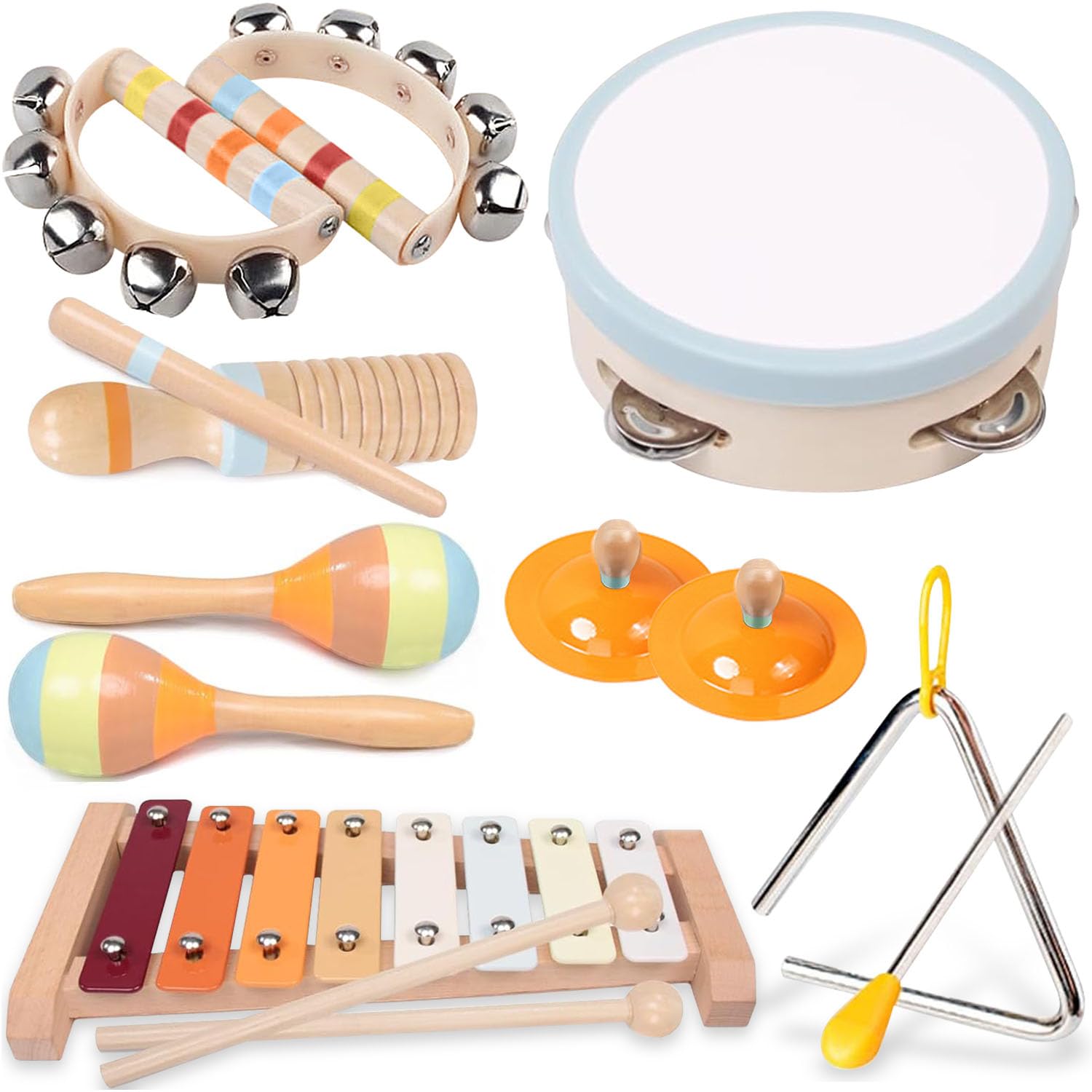 INLAIER toddler xylophone offering gentle tones for early rhythm play.