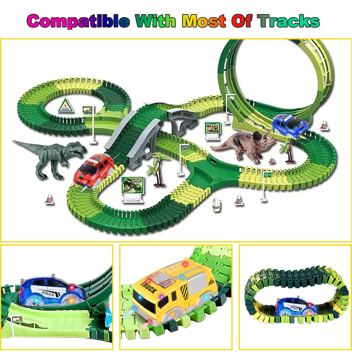 INLAIER Track Cars safe non-toxic materials for worry-free play.