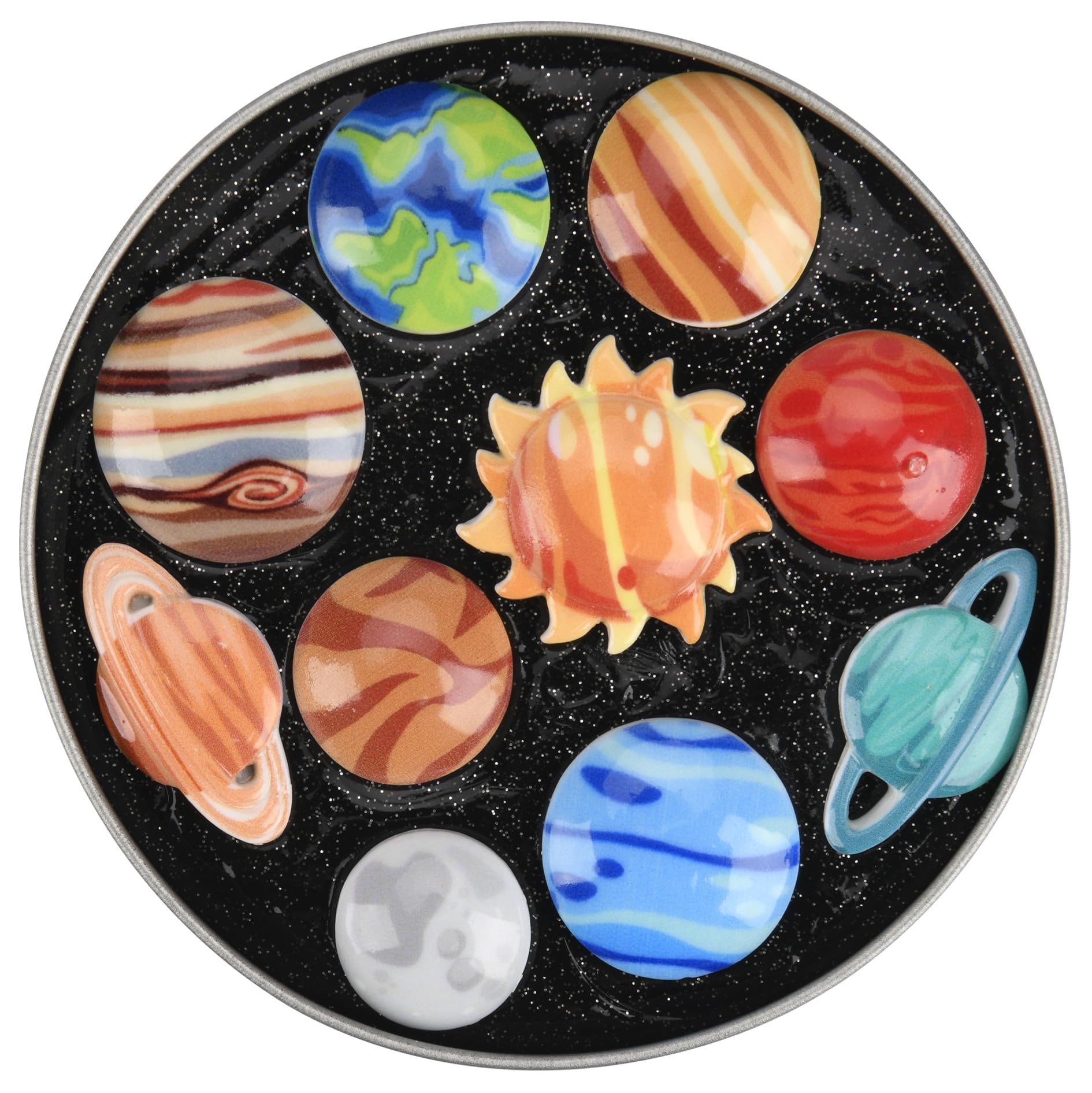 Inner-ACTIVE putty with sun and moon charms supports fine motor skills.