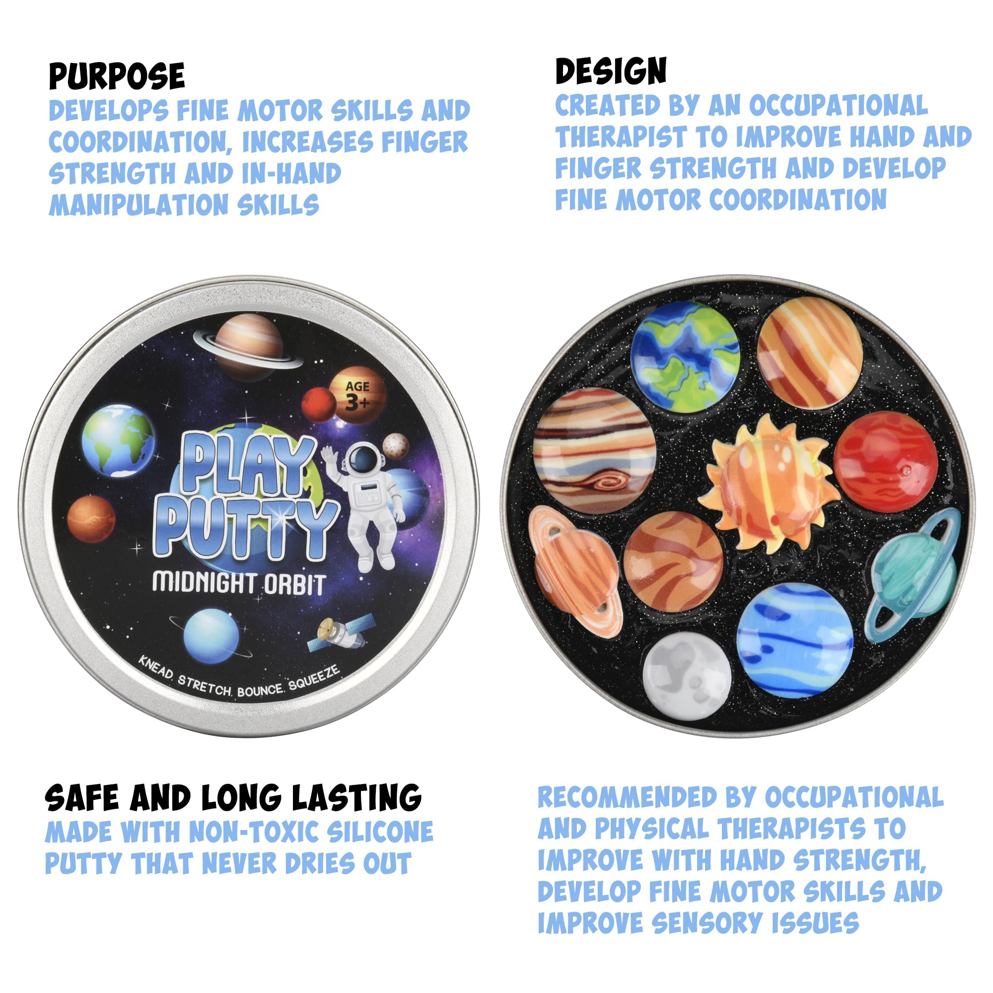 Inner-ACTIVE space-themed charms inspire imaginative planet play.
