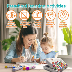 Indoor, screen-free play with INNMUSE can boost focus and fine motor skills.