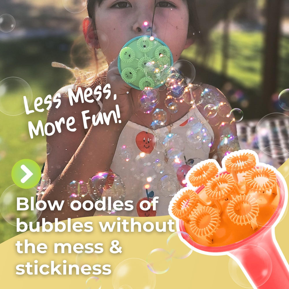 Innobaby SPIKE dipping tray enables tidy bubble sessions