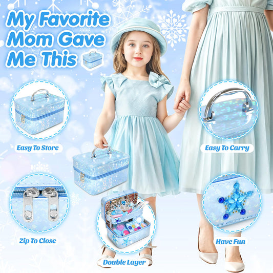 INNOCHEER Frozen makeup set with vibrant colors for imaginative pretend play