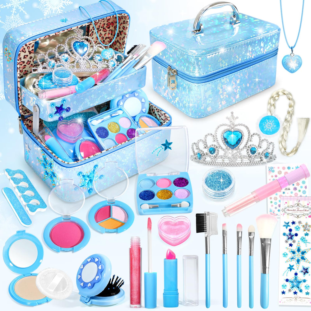 INNOCHEER kids makeup kit case for organized play and travel
