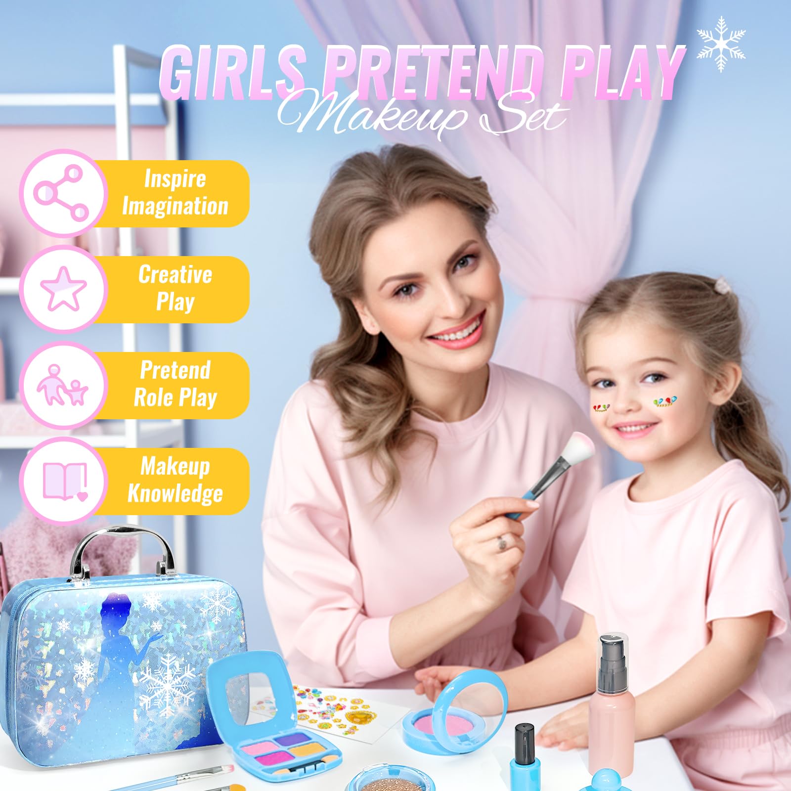 INNOCHEER lipstick toy provides safe, mess-free pretend color for storytime.