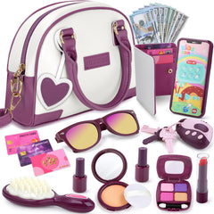 INNOCHEER Little Girls Purse front view for imaginative play