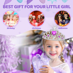 INNOCHEER mermaid necklace, completes dress-up set for creative role-play.