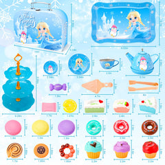 INNOCHEER cake stand adds centerpiece for princess tea parties.