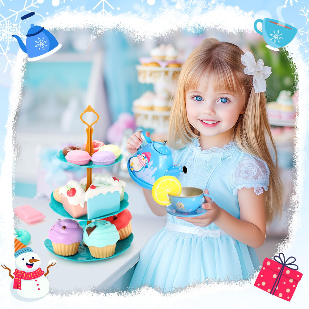 INNOCHEER treats like cakes and macarons spark creative tea-time stories.