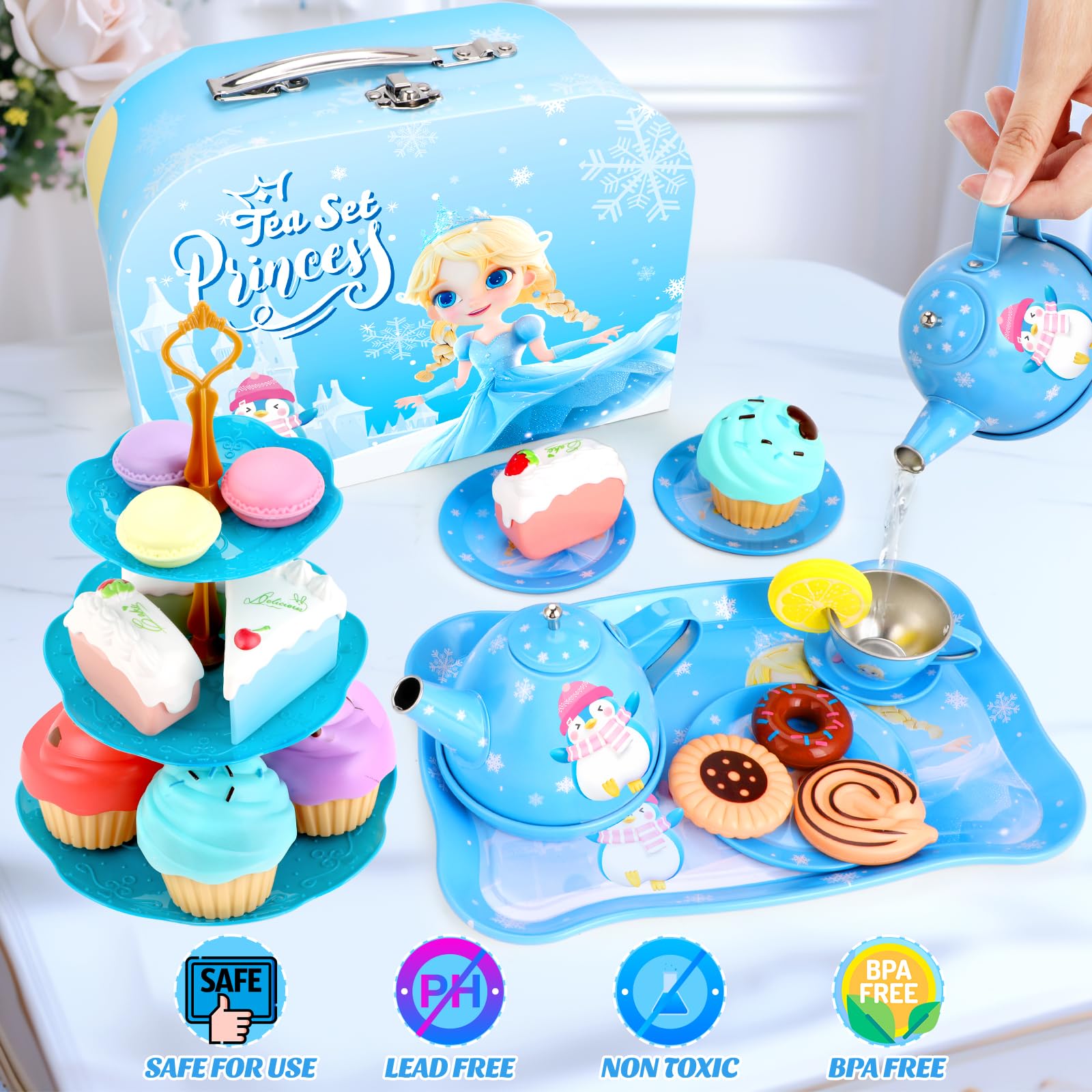 INNOCHEER donuts and macarons invite delicious imaginary tea moments.