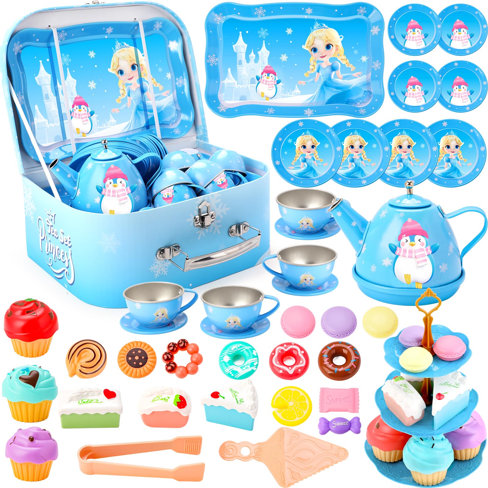 INNOCHEER Frozen-themed tea set fuels fairy-tale celebrations.
