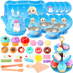 INNOCHEER plates support sharing snacks during pretend parties.