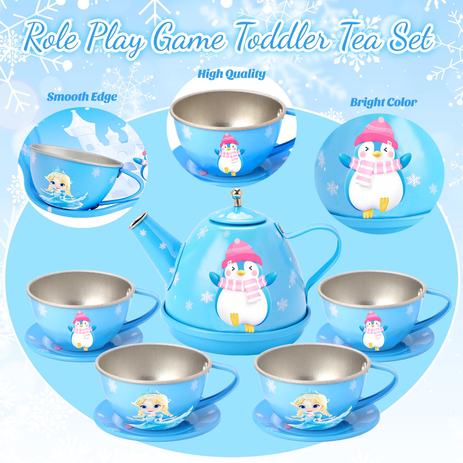 INNOCHEER teacups show vibrant colors, encouraging sharing and social play.