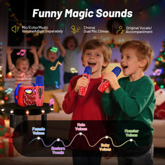Innofans Mini Karaoke Bluetooth connection enables wireless pairing with devices
