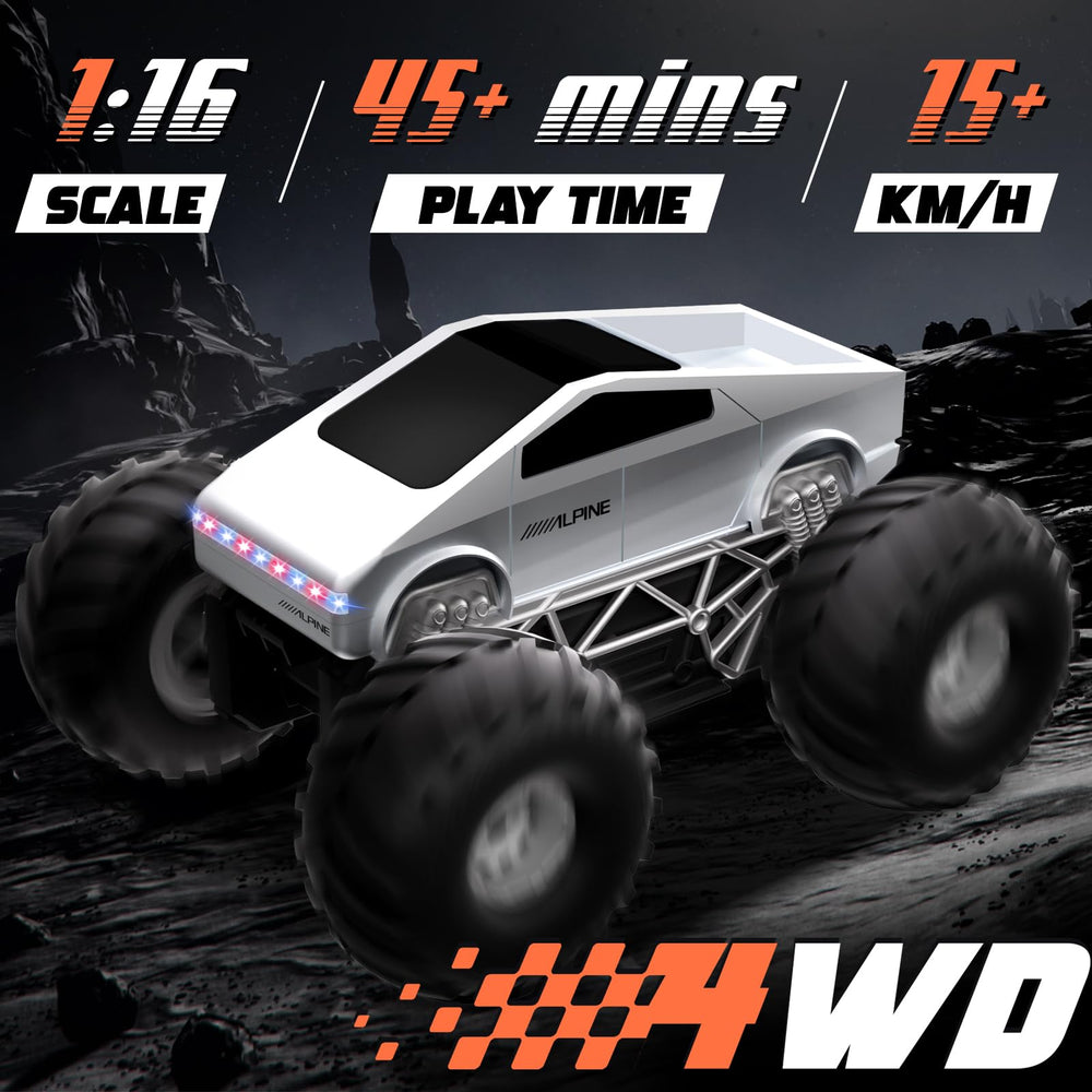 Innofans RC car with dual batteries for longer play sessions.