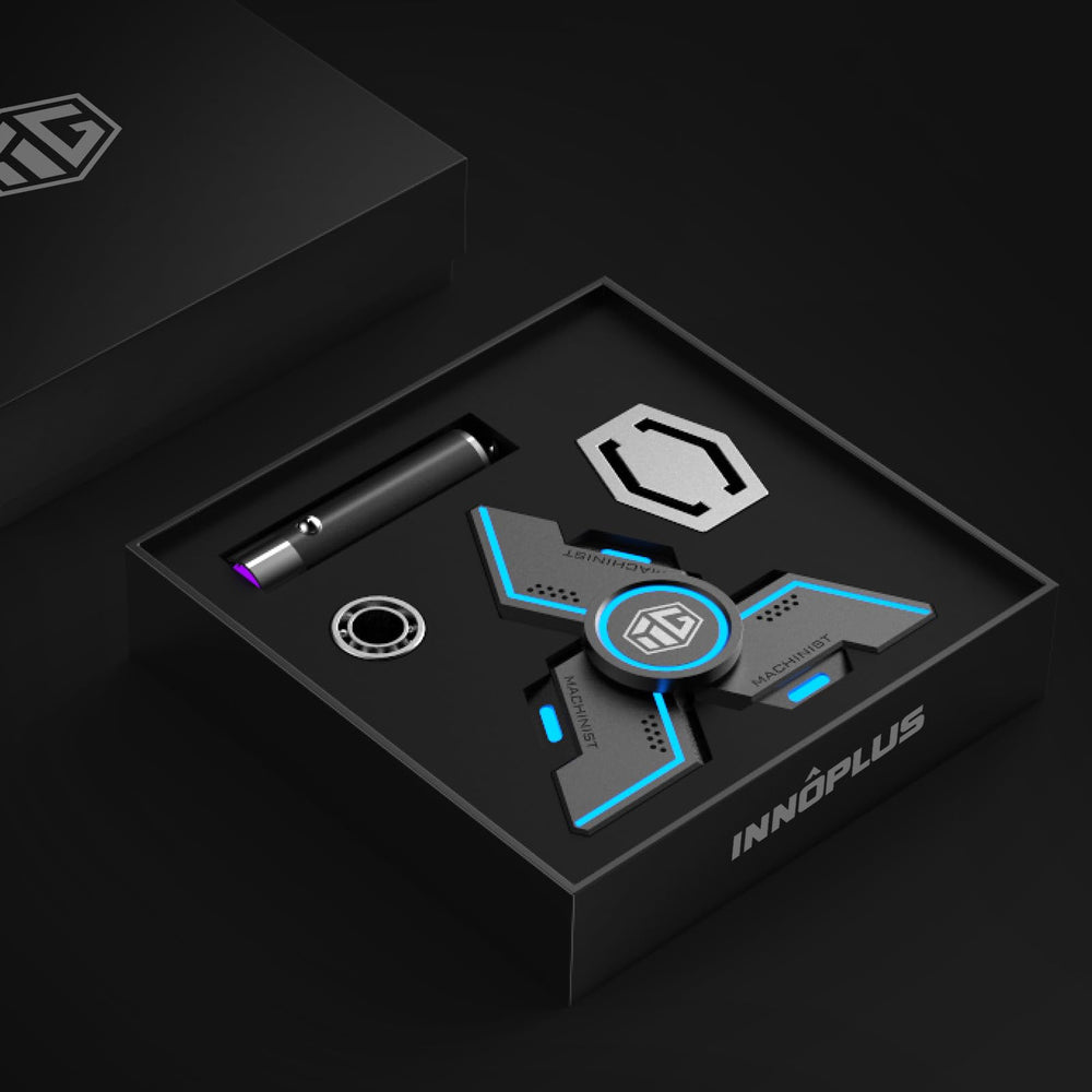 INNÔPLUS fidget spinner packaging as a stylish gift option