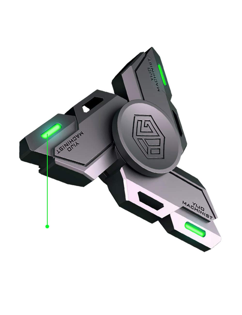 INNOPLUS fidget spinner glows in the dark after light exposure for easy night focus.