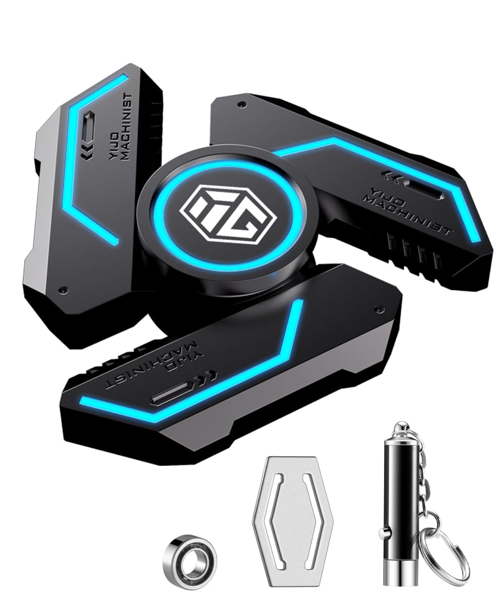 INNÔPLUS fidget spinner glows in the dark after light exposure for easy focus.