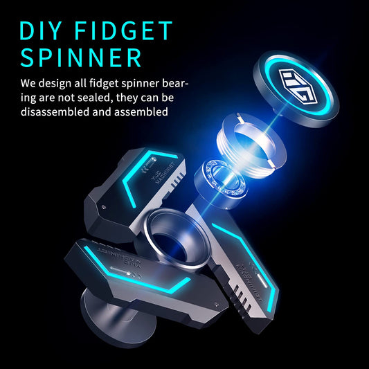 Durable INNÔPLUS metal body spinner with smooth rotation.