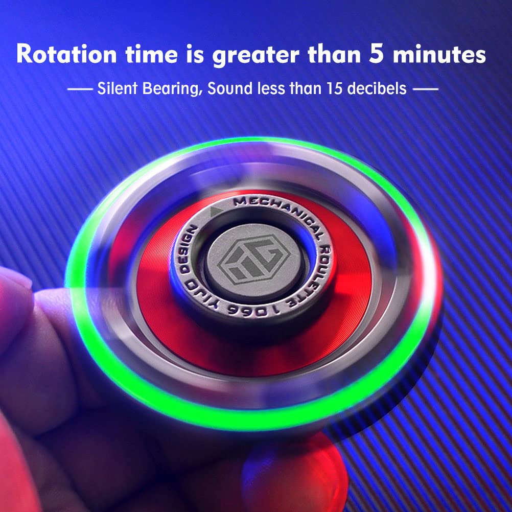 INNÔPLUS fidget spinner with silent bearing promotes discreet focus during work.