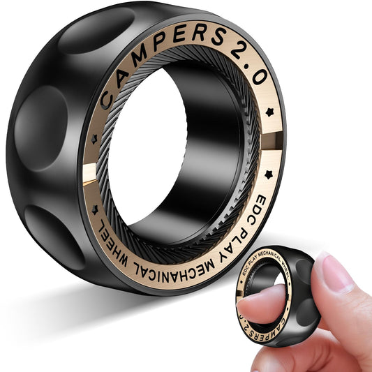 INNÔPLUS Upgrade fidget spinner ring material close-up for durable, corrosion-resistant use.