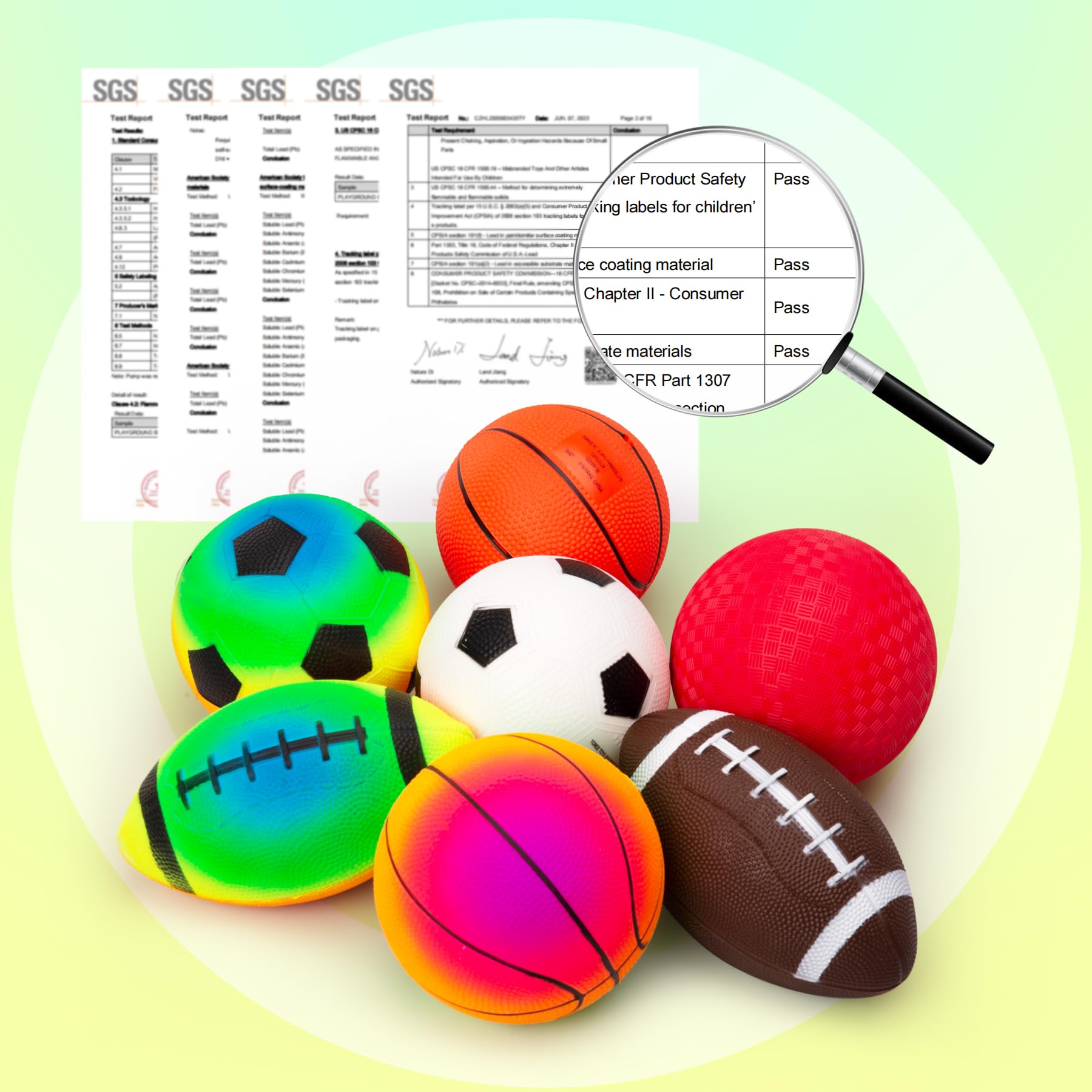 Innotoys pump included playball demonstrates quick inflation for ready to play moments