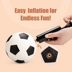 Innotoys soft balls for toddlers, 5-inch football focus, versatile at home.
