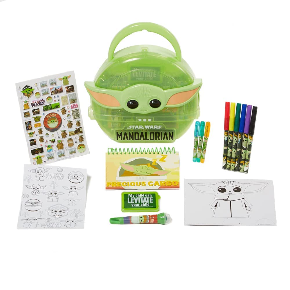 Innovative Designs Baby Yoda carrying case for easy travel and organization.