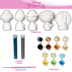 Innovative Designs Cinderella figurine awaiting vibrant painting for imaginative play