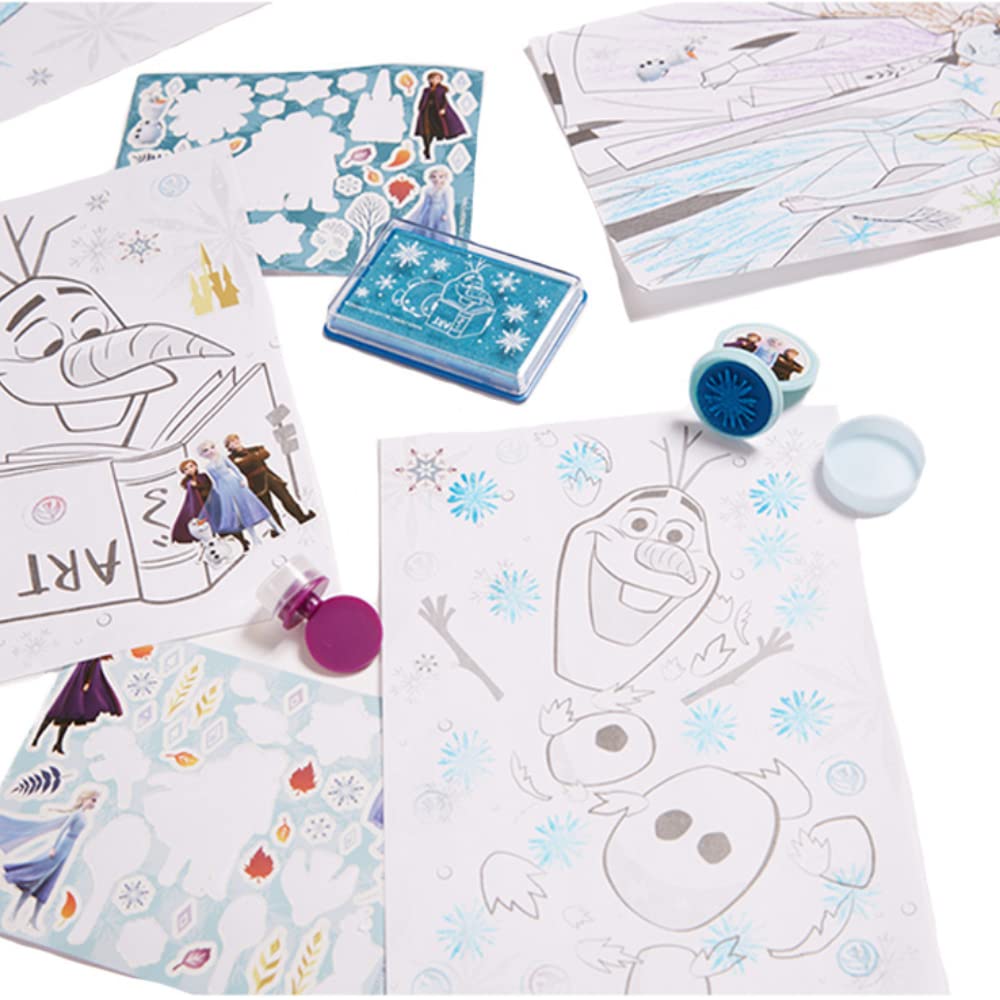 Innovative Designs Disney Frozen tin back features Olaf and Sven for charm