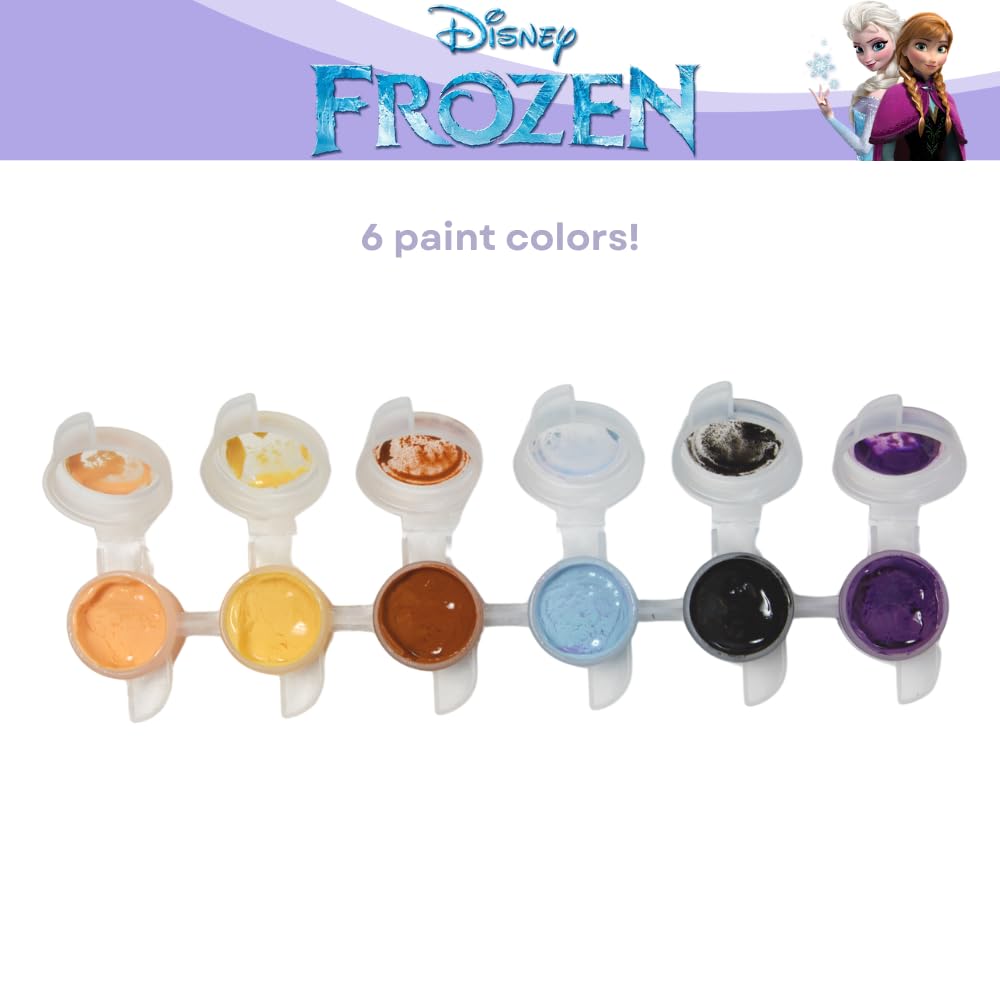 Anna figurine awaiting color details in Innovative Designs Frozen set.