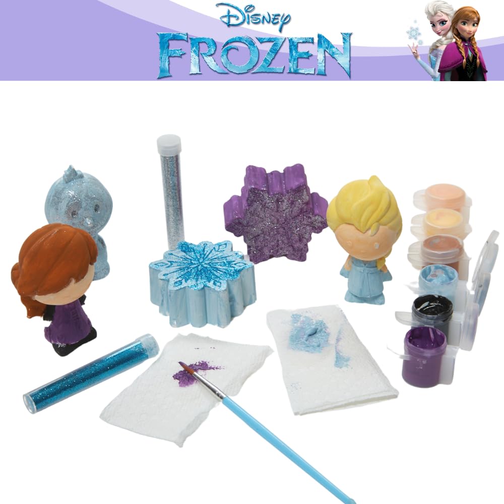 Olaf figurine with sparkly paint from Innovative Designs kit.