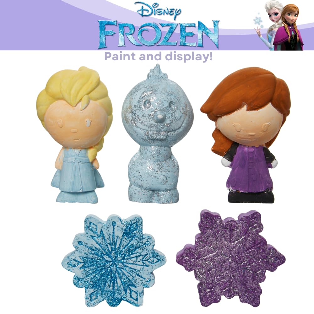 Snowflake designs ready to decorate with Innovative Designs Frozen set.
